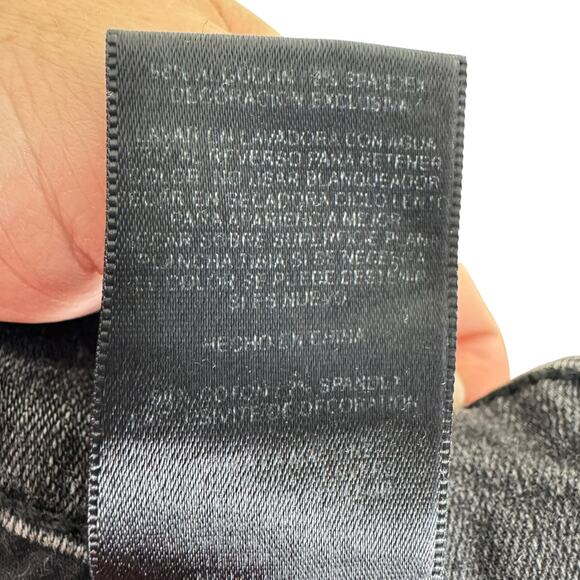 Kut From The Kloth Cotton Blend Black Mid Rise Skinny Jeans Size 6 - Picture 6 of 6